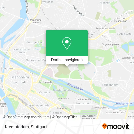 Krematorium Karte