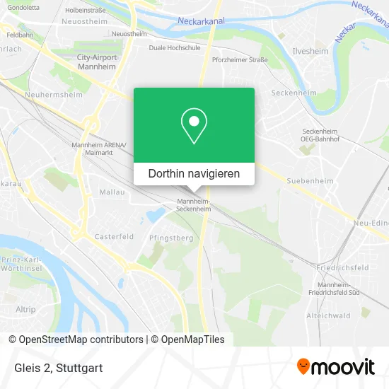 Gleis 2 Karte