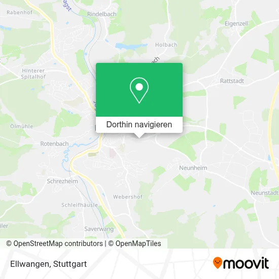 Ellwangen Karte