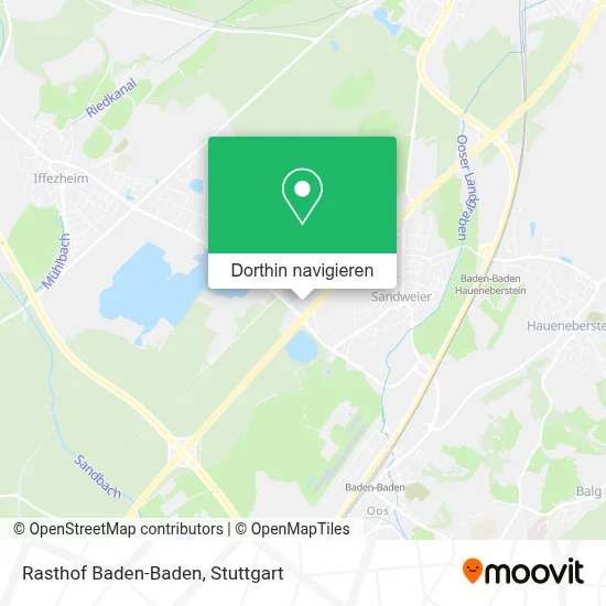Rasthof Baden-Baden Karte