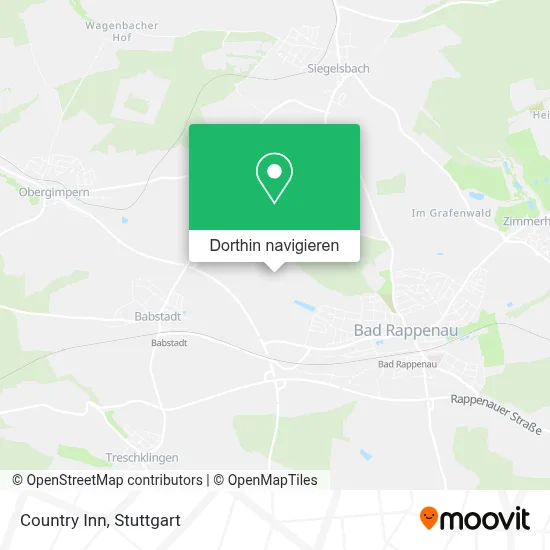 Country Inn Karte