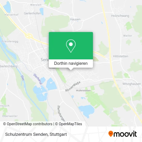 Schulzentrum Senden Karte