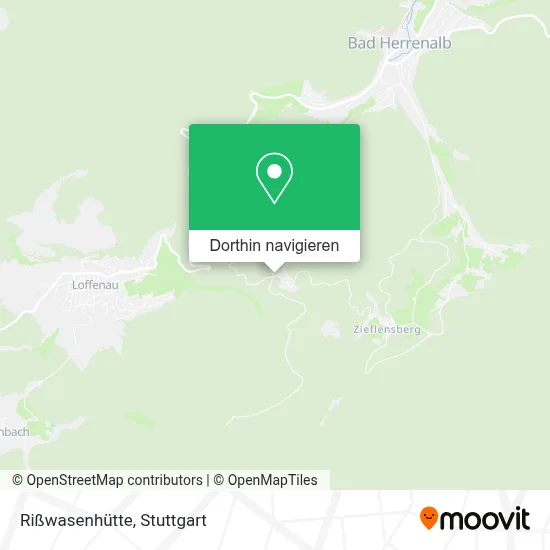 Rißwasenhütte Karte