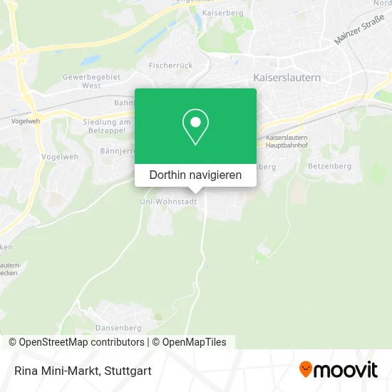 Rina Mini-Markt Karte