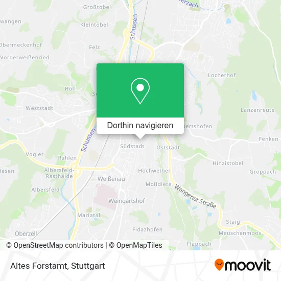 Altes Forstamt Karte