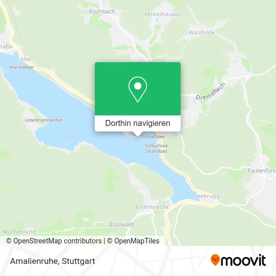 Amalienruhe Karte