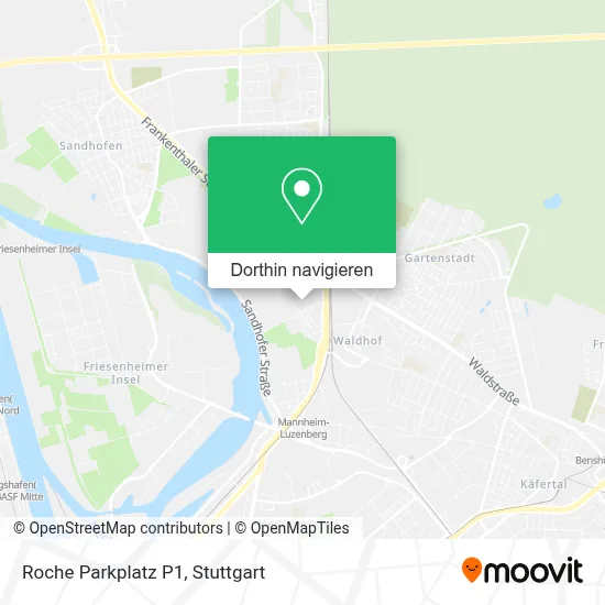 Roche Parkplatz P1 Karte