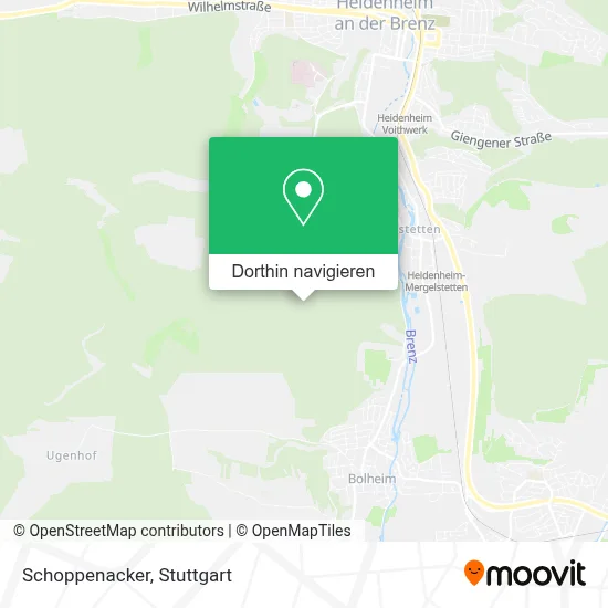Schoppenacker Karte
