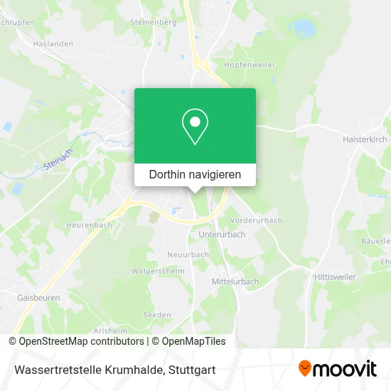 Wassertretstelle Krumhalde Karte