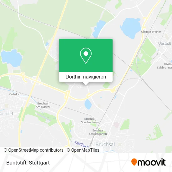 Buntstift Karte