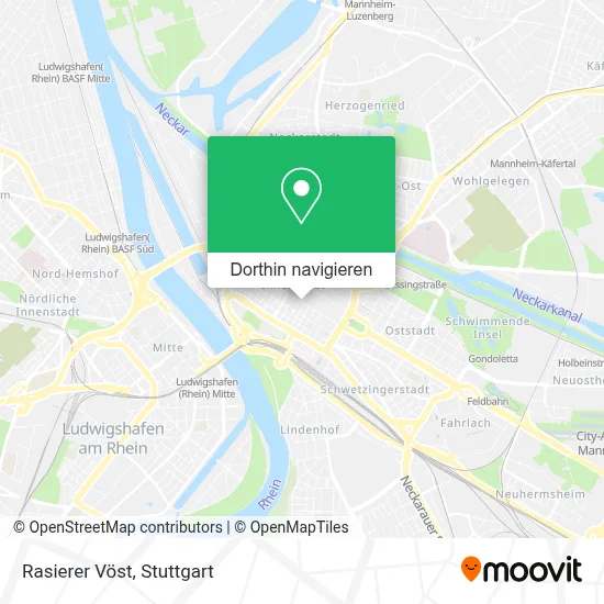 Rasierer Vöst Karte