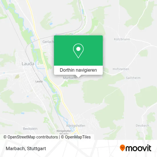 Marbach Karte