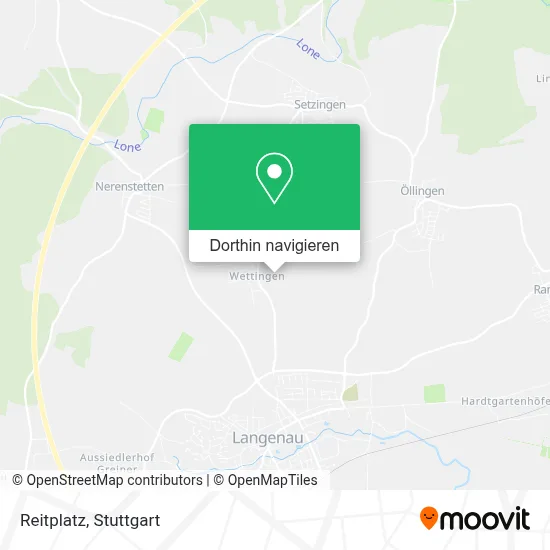 Reitplatz Karte