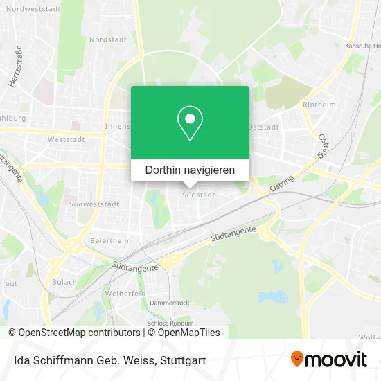 Ida Schiffmann Geb. Weiss Karte