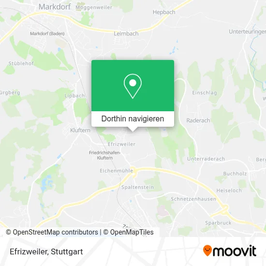 Efrizweiler Karte