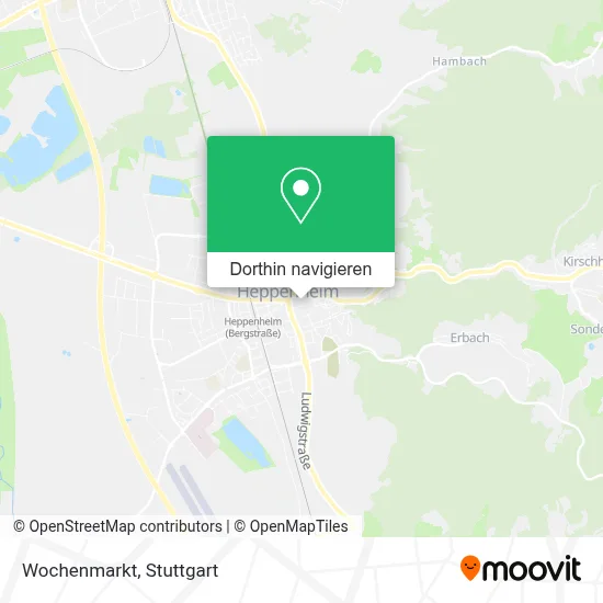 Wochenmarkt Karte