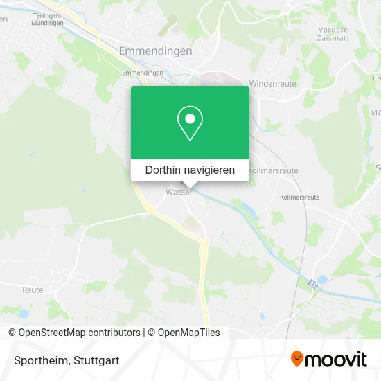 Sportheim Karte