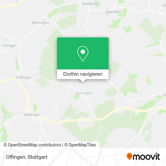 Offingen Karte