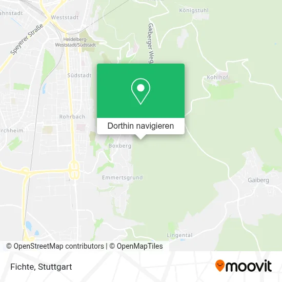 Fichte Karte