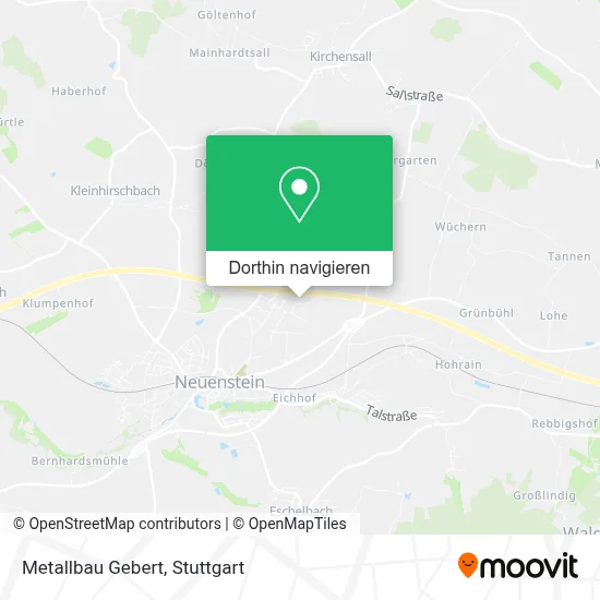 Metallbau Gebert Karte