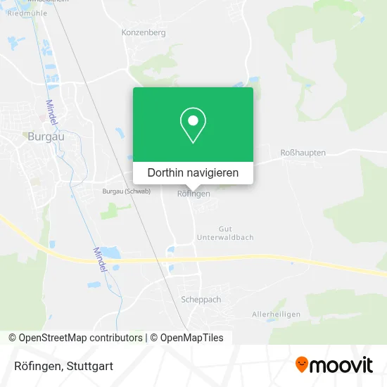 Röfingen Karte