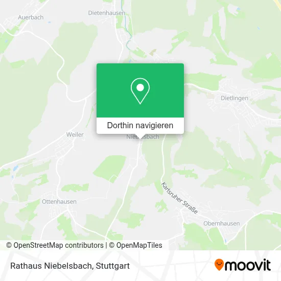 Rathaus Niebelsbach Karte