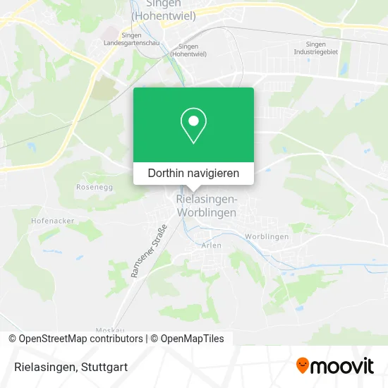 Rielasingen Karte