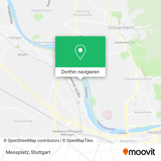 Messplatz Karte