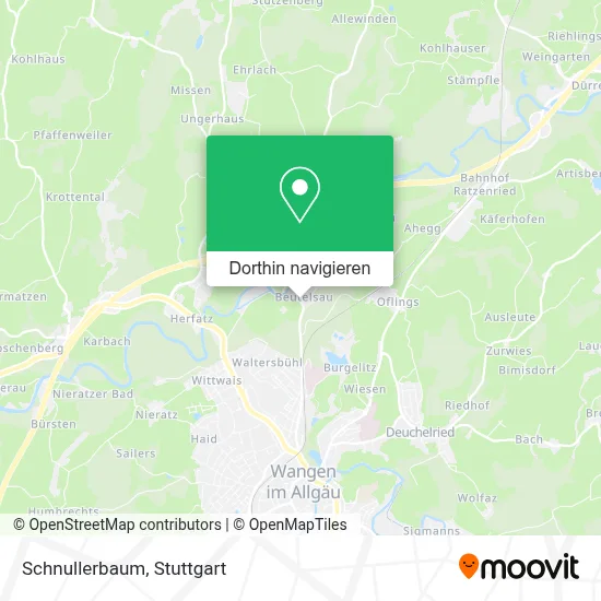 Schnullerbaum Karte