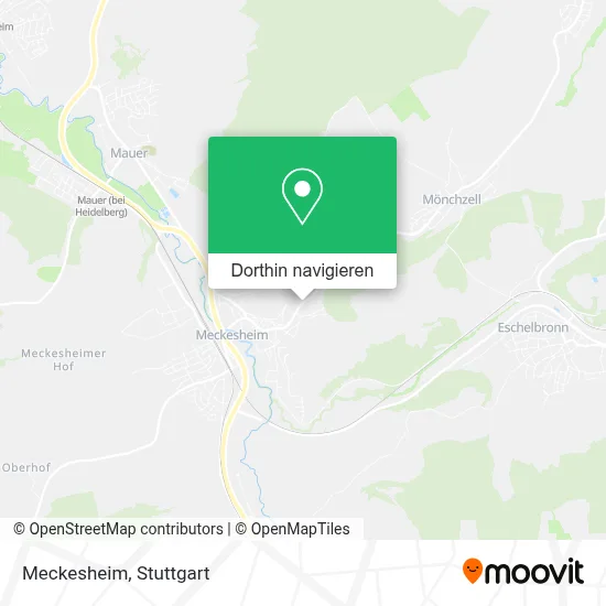 Meckesheim Karte