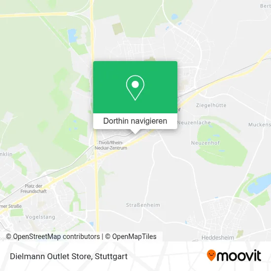 Dielmann Outlet Store Karte