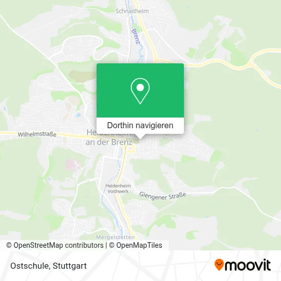 Ostschule Karte
