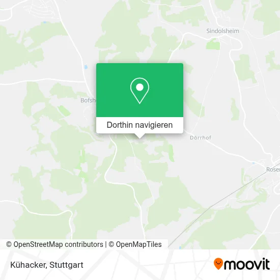 Kühacker Karte