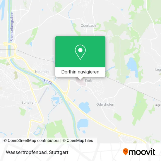 Wassertropfenbad Karte