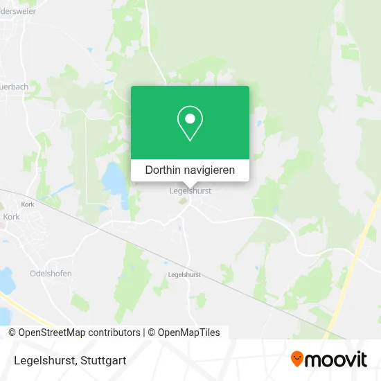 Legelshurst Karte