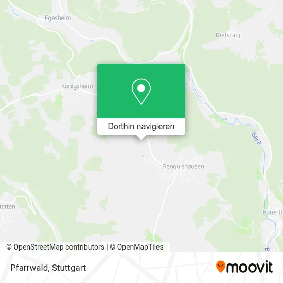 Pfarrwald Karte