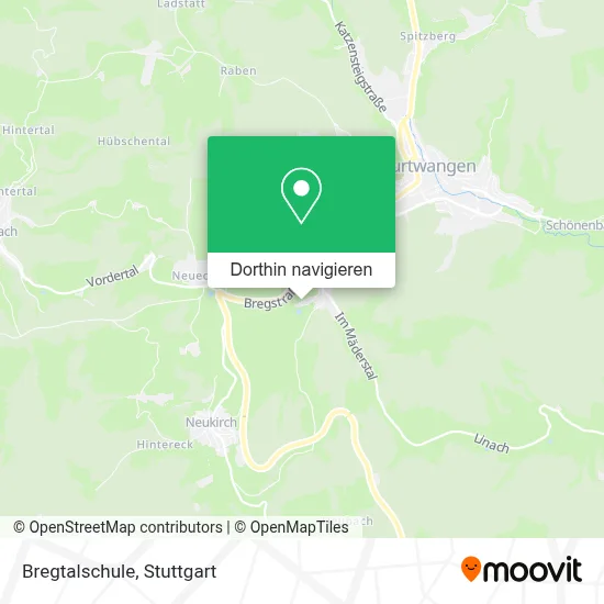 Bregtalschule Karte