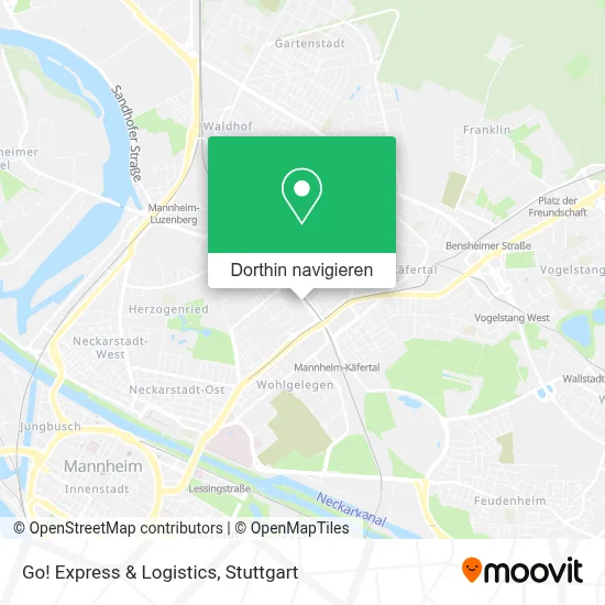 Go! Express & Logistics Karte