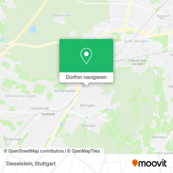 Dieselstein Karte