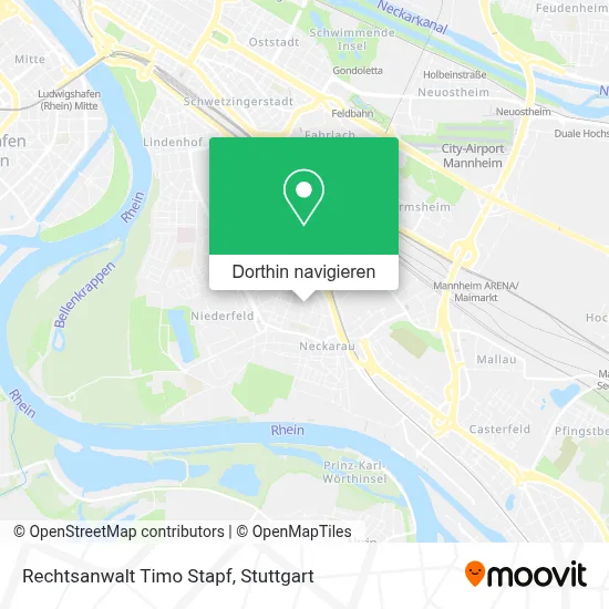 Rechtsanwalt Timo Stapf Karte