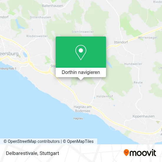 Delbarestivale Karte