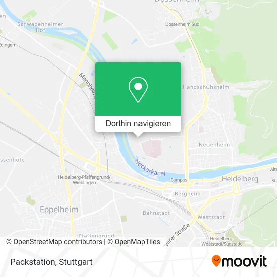 Packstation Karte