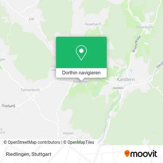 Riedlingen Karte