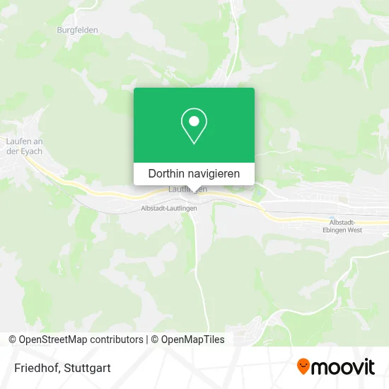 Friedhof Karte