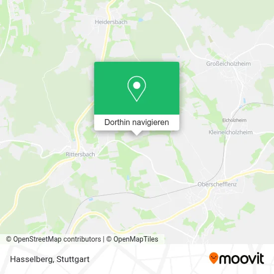 Hasselberg Karte