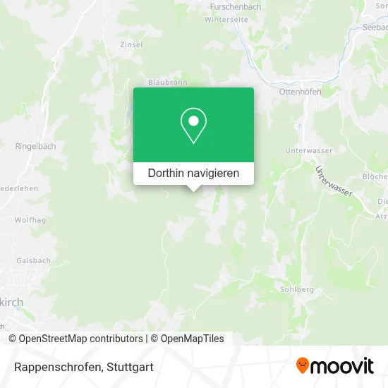 Rappenschrofen Karte