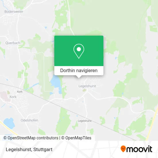 Legelshurst Karte