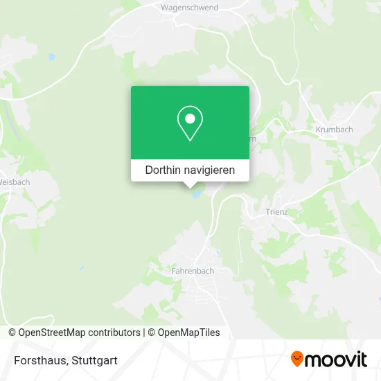 Forsthaus Karte