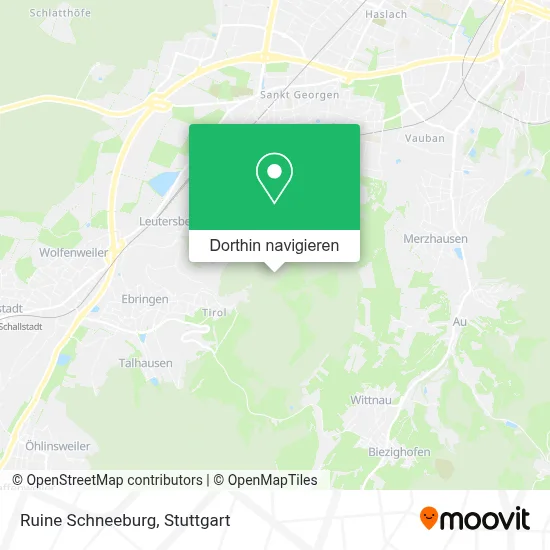 Ruine Schneeburg Karte