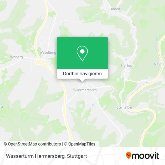 Wasserturm Hermersberg Karte
